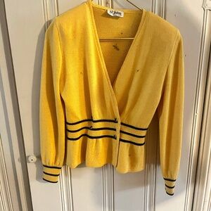 Vintage St. John Marie Gray sweater suit size 8